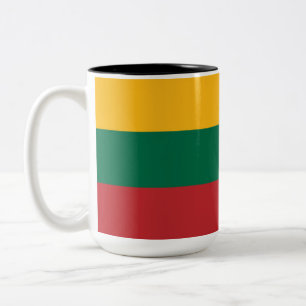 Tasse 2 Couleurs Drapeau lituanien