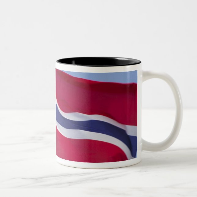 Tasse 2 Couleurs Drapeau norvégien RF) (Droit)