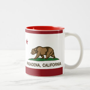 Tasse 2 Couleurs Drapeau Pasadena d'état de la Californie