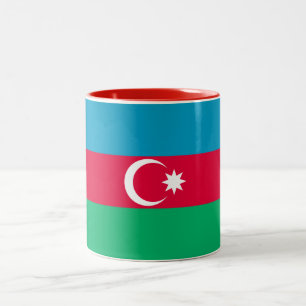 Tasse 2 Couleurs Drapeau patriotique azerbaïdjanais