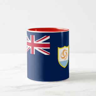 Tasse 2 Couleurs Drapeau patriotique d'Anguilla