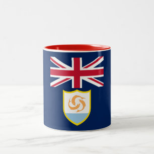 Tasse 2 Couleurs Drapeau patriotique d'Anguilla