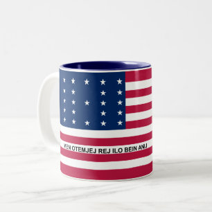 Tasse 2 Couleurs Drapeau patriotique de l'atoll de Bikini