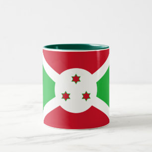 Tasse 2 Couleurs Drapeau patriotique du Burundi