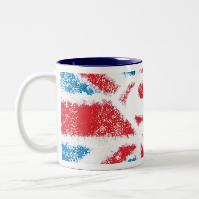 Tasse 2 Couleurs Drapeau S-Shield texturé (Gauche)