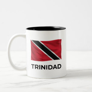 Tasse 2 Couleurs Drapeau Simple de Trinidad Fierté Quotidienne