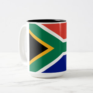 Tasse 2 Couleurs Drapeau sud-africain