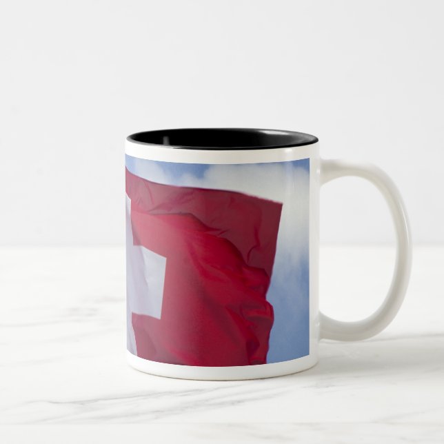 Tasse 2 Couleurs Drapeau suisse RF) (Droit)