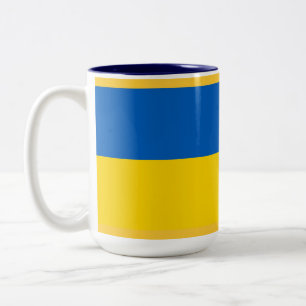 Tasse 2 Couleurs Drapeau ukrainien UKRAINE