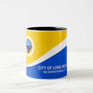 Tasse 2 Couleurs Drapeau urbain de Long Beach