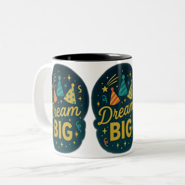 Tasse 2 Couleurs Dream Big Stars (Devant gauche)