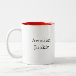 Tasse 2 Couleurs Drogué d'aviation