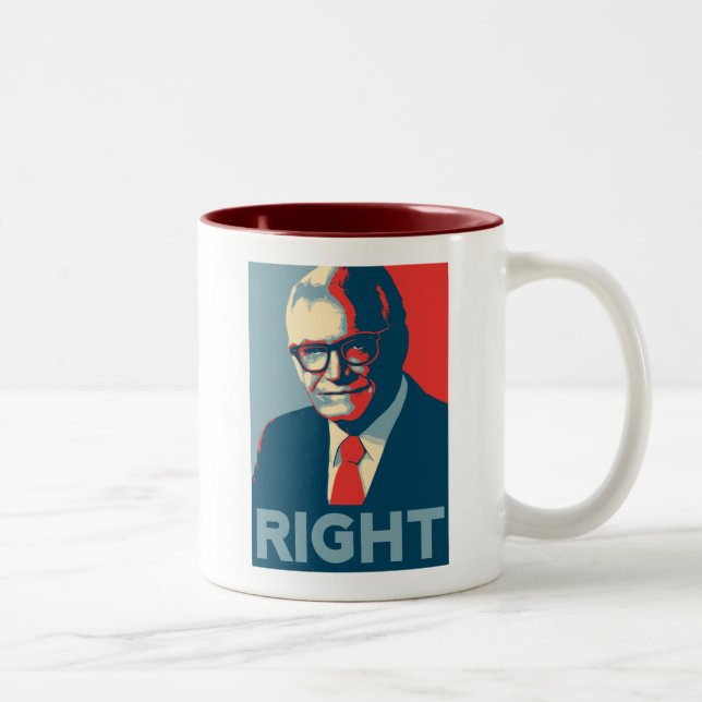 Tasse 2 Couleurs Droit de Barry Goldwater (Droit)