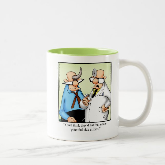 Tasse 2 Couleurs Drôle cadeau Humour Médicale (Droit)