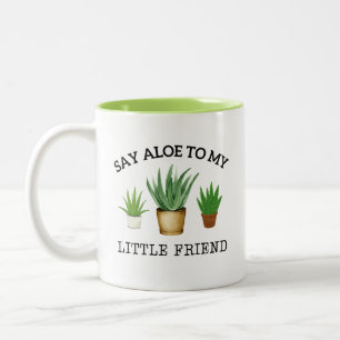 Tasse 2 Couleurs Drôle cadeau jardinage dire Aloe à mon petit ami