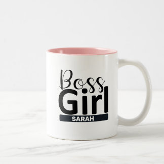 Tasse 2 Couleurs Drôle cadeau personnalisé de fille-chef