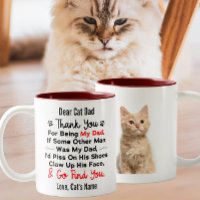 drôle Cher chat papa | Photo et nom du chat person