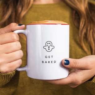 Tasse 2 Couleurs Drôle Citation de vacances Obtenir minimaliste cui