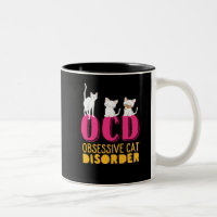 Drôle Cute Kittens OCD Obsessionnel Cat Trouble