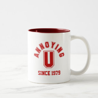 Tasse 2 Couleurs Drôle De T'Ennuyer Mug, Rouge