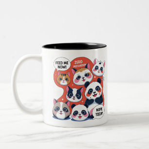 Tasse 2 Couleurs Drôle dessin animal - Design Humour inspiré par le