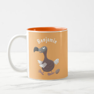 Tasse 2 Couleurs Drôle dessin animé d'oiseau de dodo