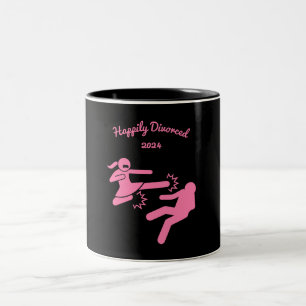 Tasse 2 Couleurs Drôle Divorce Sympathy Dons