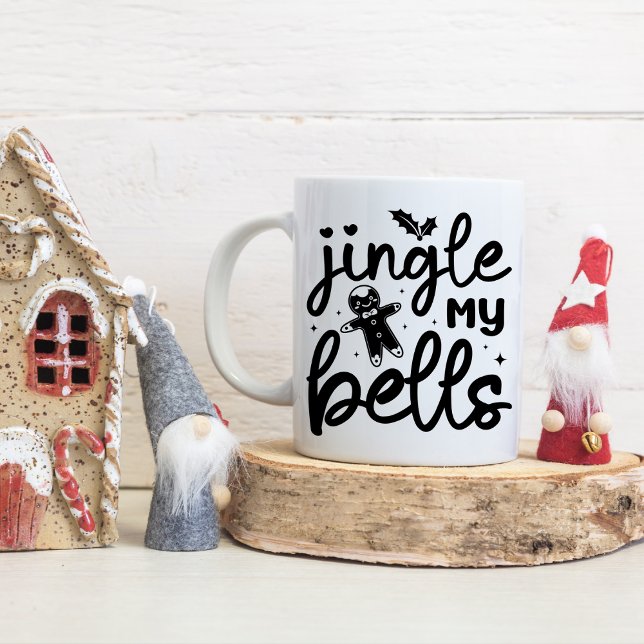 Tasse 2 Couleurs Drôle Jingle Mes cloches (Créateur téléchargé)