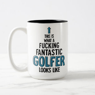 Tasse 2 Couleurs Drôle Joueur de golf dire Coach Golf Café Voyage