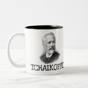 Tasse 2 Couleurs Drôle Musique Classique Tchaikovski Piano Enseigna