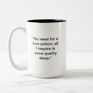 Tasse 2 Couleurs Drôle Musique du sommeil Love Potion Alternative