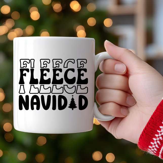 Tasse 2 Couleurs Drôle Noël disant, citation de vacances) (Créateur téléchargé)