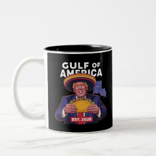 Tasse 2 Couleurs Drôle Trump Golfe De Nous Amérique 2025 Trump 
