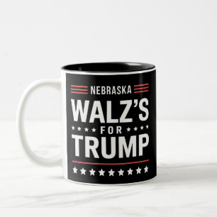Tasse 2 Couleurs Drôle Trump Vance Walz's Pour Trump Nebraska