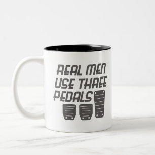 Tasse 2 Couleurs Drôle Voiture Guy Cadeau Real Men Utiliser Trois P
