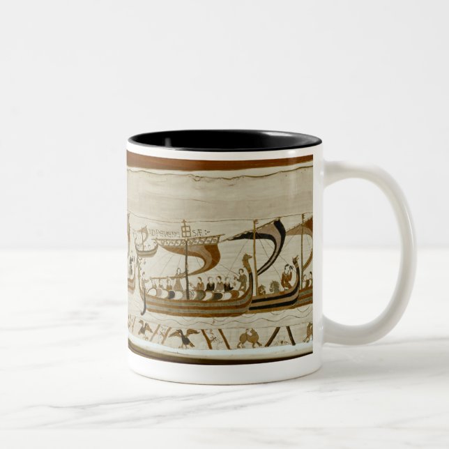 Tasse 2 Couleurs Duc William et sa croix Pevensey de flotte (Droit)