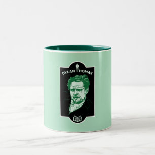 Tasse 2 Couleurs Dylan Thomas Welsh Poet