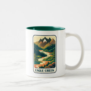 Tasse 2 Couleurs Eagle Creek Oregon Couleurs