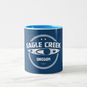 Tasse 2 Couleurs Eagle Creek Oregon Kayaking