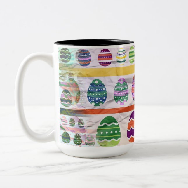 TASSE 2 COULEURS EASTER EGG PATTERNS (Gauche)