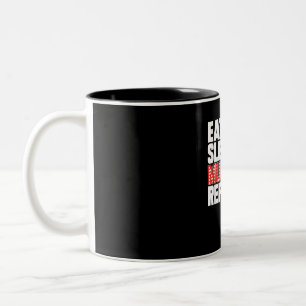 Tasse 2 Couleurs Eat Sleep Comédie musicale Répéter Actrice de Broa