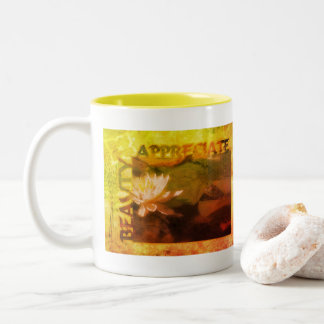 Tasse 2 Couleurs Eau de grenouille Apprécier la beauté Inspirationn