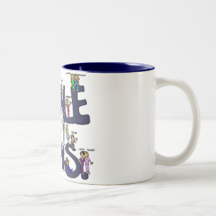 Tasse 2 Couleurs Échelle-Ce-Tasse