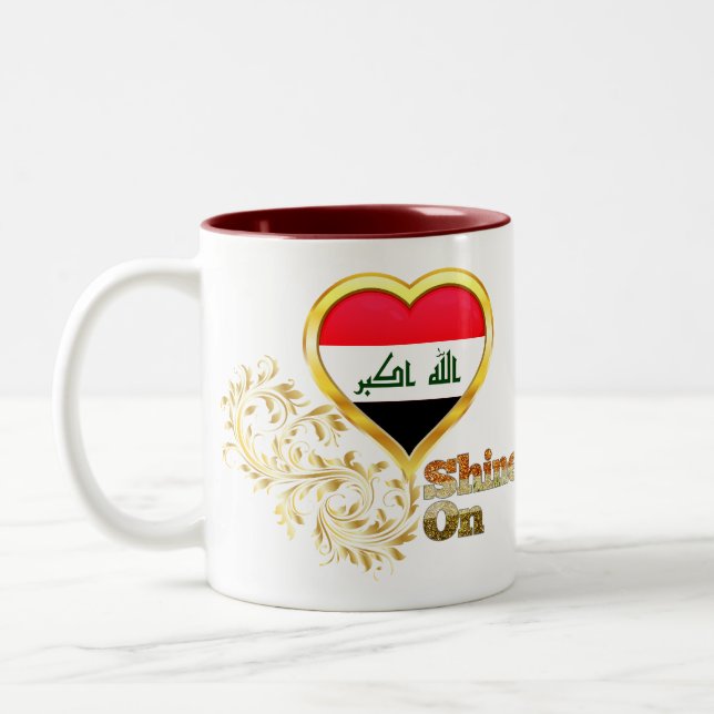 Tasse 2 Couleurs Éclat sur l'Irak (Gauche)
