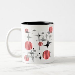 Tasse 2 Couleurs Éclats d'étoiles et globes de style moderne du mil