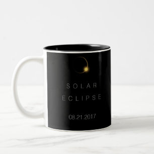 Tasse 2 Couleurs Éclipse solaire totale américaine 2017