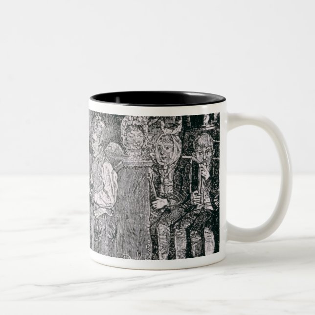 Tasse 2 Couleurs École d'autrefois en Pennsylvanie (Droit)