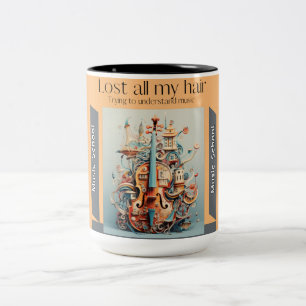 Tasse 2 Couleurs École de musique Accessoires musicaux Musique
