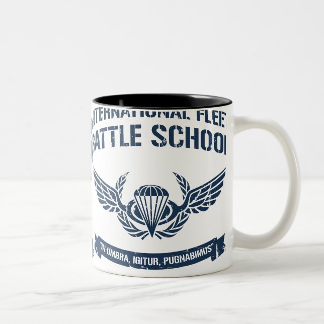 Tasse 2 Couleurs École internationale Ender de bataille de flotte (Droit)