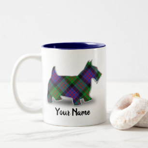 Tasse 2 Couleurs Écossais Terrier de tartan de MacDonald Donald de